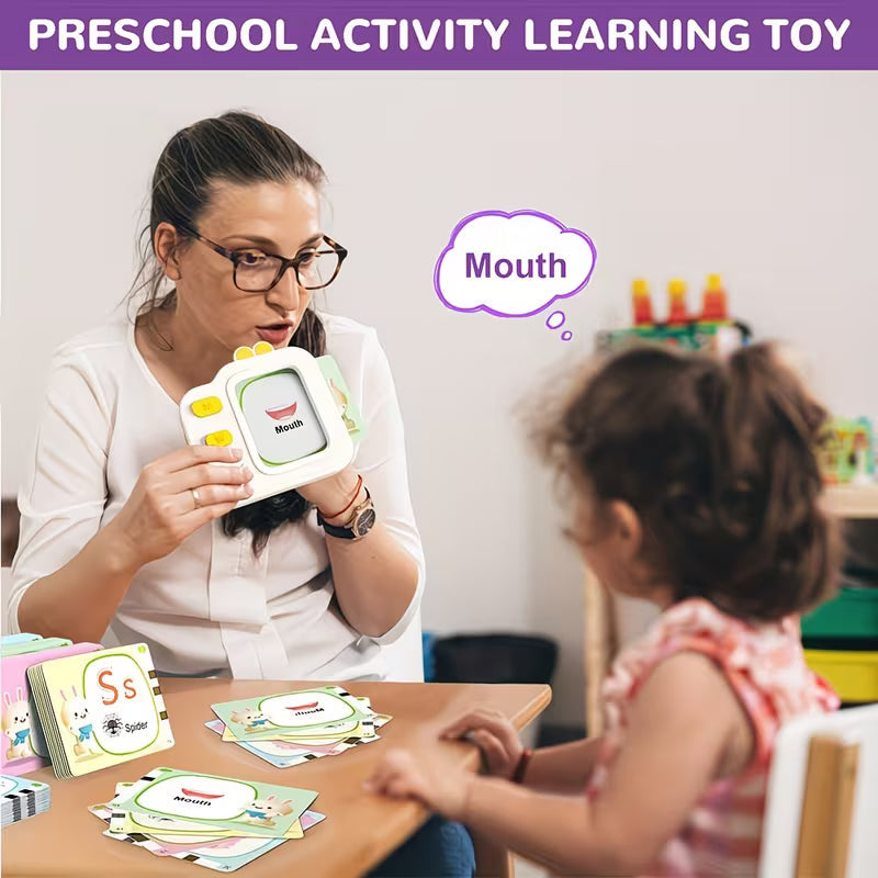 2-in-1 Painting & Talking Flash Cards for Kids