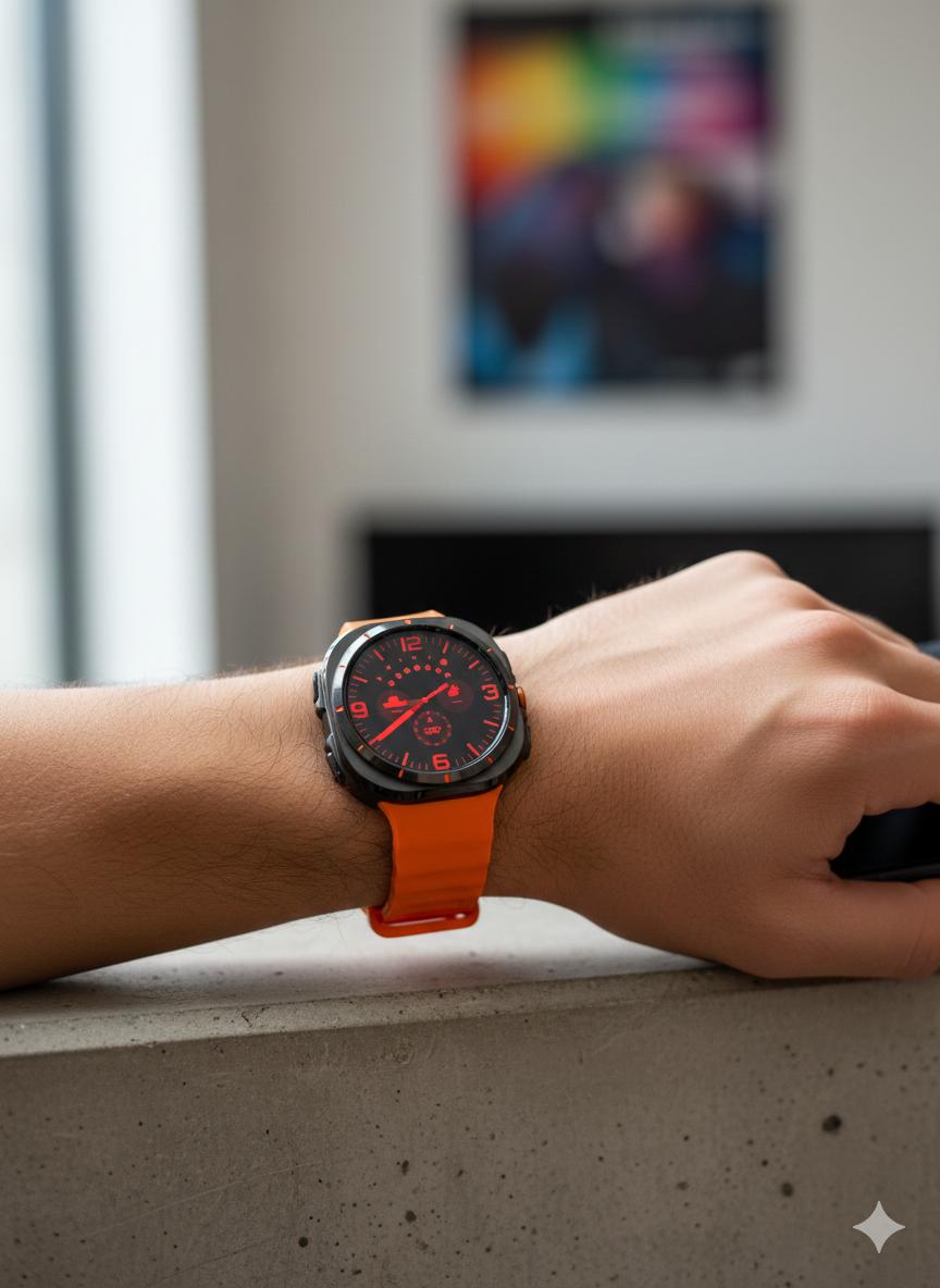 ⌚ 7-in-1 Ultra Smartwatch | Galaxy Watch Ultra Style – Advanced Fitness Tracker with Bluetooth Calling & Multi-Sports Modes 🚀