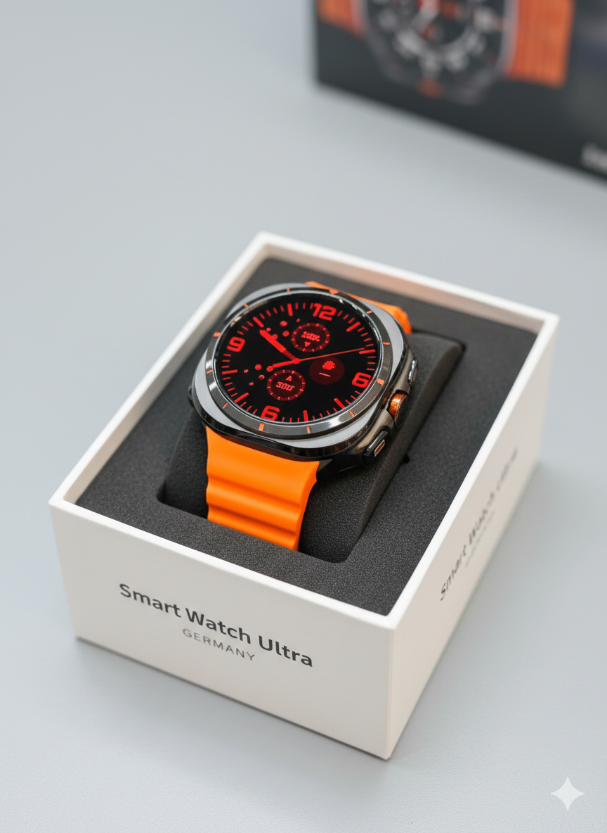⌚ 7-in-1 Ultra Smartwatch | Galaxy Watch Ultra Style – Advanced Fitness Tracker with Bluetooth Calling & Multi-Sports Modes 🚀